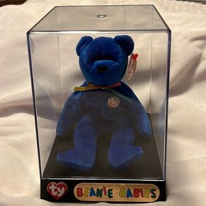 TY Beanie Babies | 1998 Clubby Bear New With Display Case | Rare Collectible